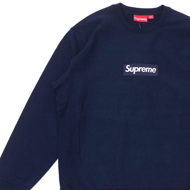 シュプリーム SUPREME Box Logo Crewneck ボックスロゴ BOXロゴ スウェット NAVY ネイビー 紺 メンズ 【新品】 209000541157 SWT/HOODY(69999円)