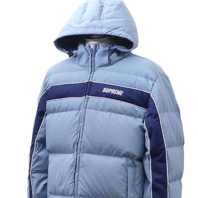 supreme panel down jacket