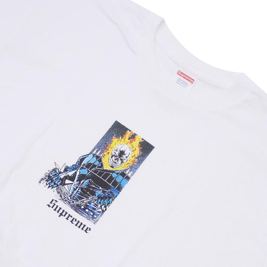 supreme riders tee white