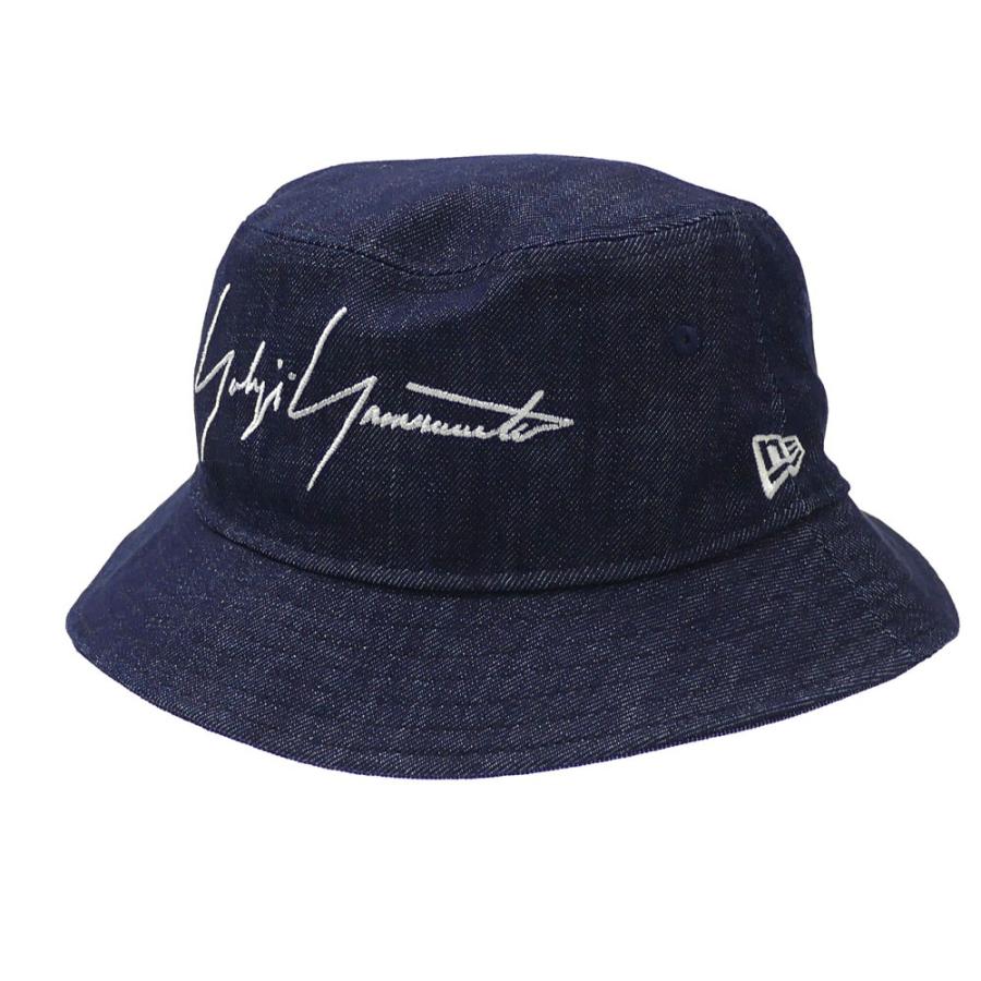 yohji yamamoto×NEW ERA ロゴ刺繍バケットハット帽子 yohji yamamoto×NEW ERA ロゴ刺繍バケットハット帽子 Yohji