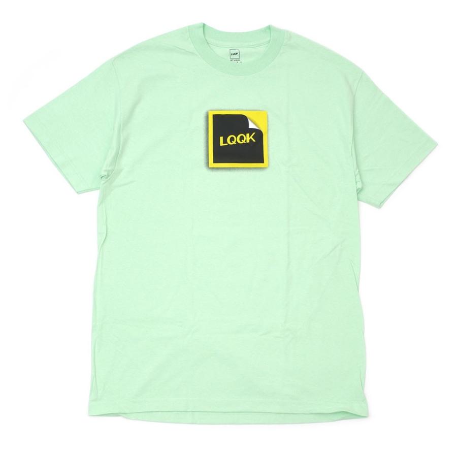 【数量限定特別価格】 新品 ルックスタジオ LQQK STUDIO PEAL TEE Tシャツ LT.GREEN グリーン 緑 半袖Tシャツ｜essense｜02