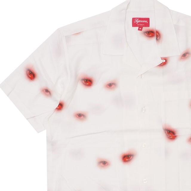 新品 シュプリーム SUPREME Eyes Rayon S/S Shirt 半袖シャツ OFF 
