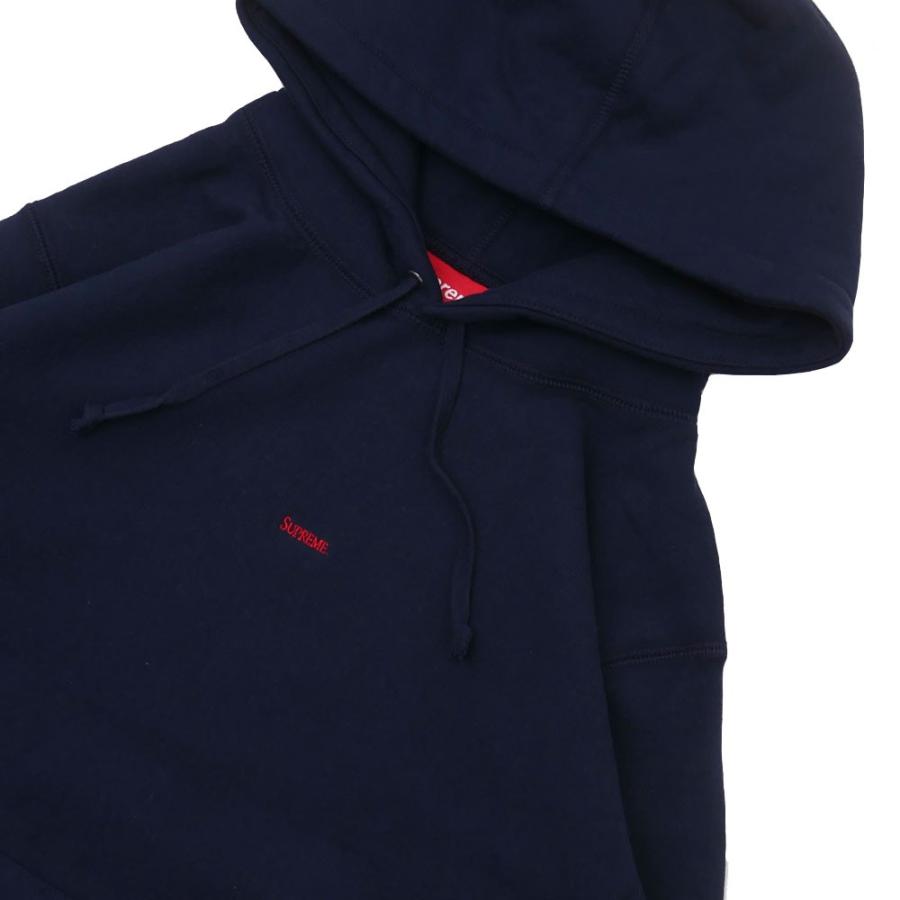 美品Supreme Compact Logo Hooded ネイビー Buy Supreme Micro Logo Hooded Sweatshirt 'Navy' - FW24SW63