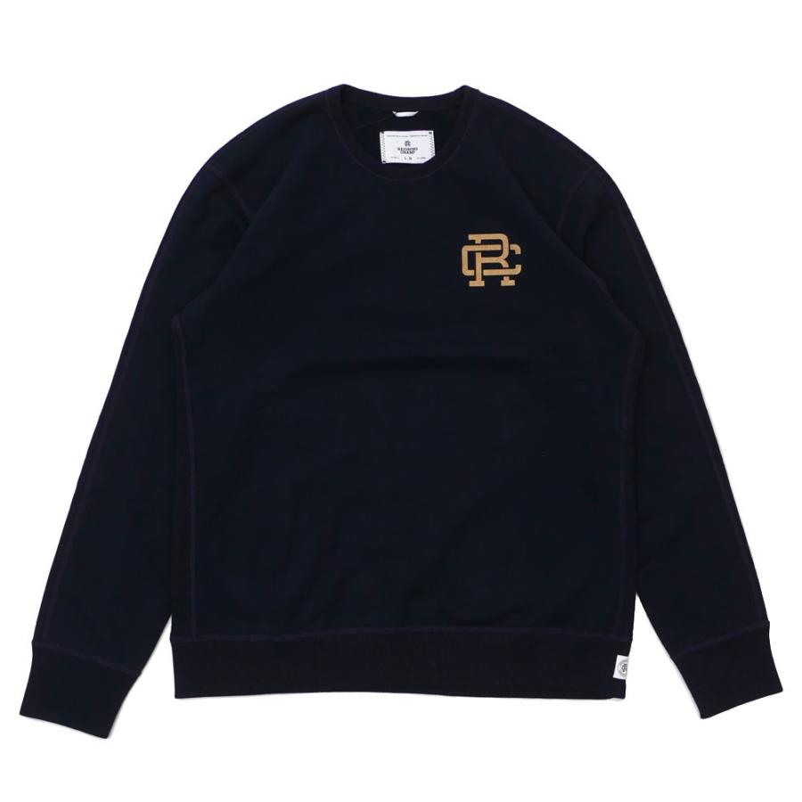 新品 ロンハーマン RHC Ron Herman x レイニングチャンプ REIGNING CHAMP Crew Neck Sweat Shirt スウェット NAVY ネイビー 紺 209000579047 SWT/HOODY Ron レイニングチャンプ REIGNING CHAMP