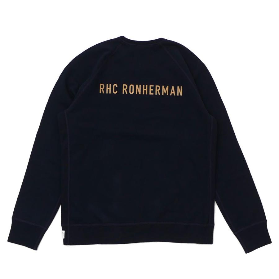 新品 ロンハーマン RHC Ron Herman x レイニングチャンプ REIGNING CHAMP Crew Neck Sweat Shirt スウェット NAVY ネイビー 紺 209000579047 SWT/HOODY Ron レイニングチャンプ REIGNING CHAMP