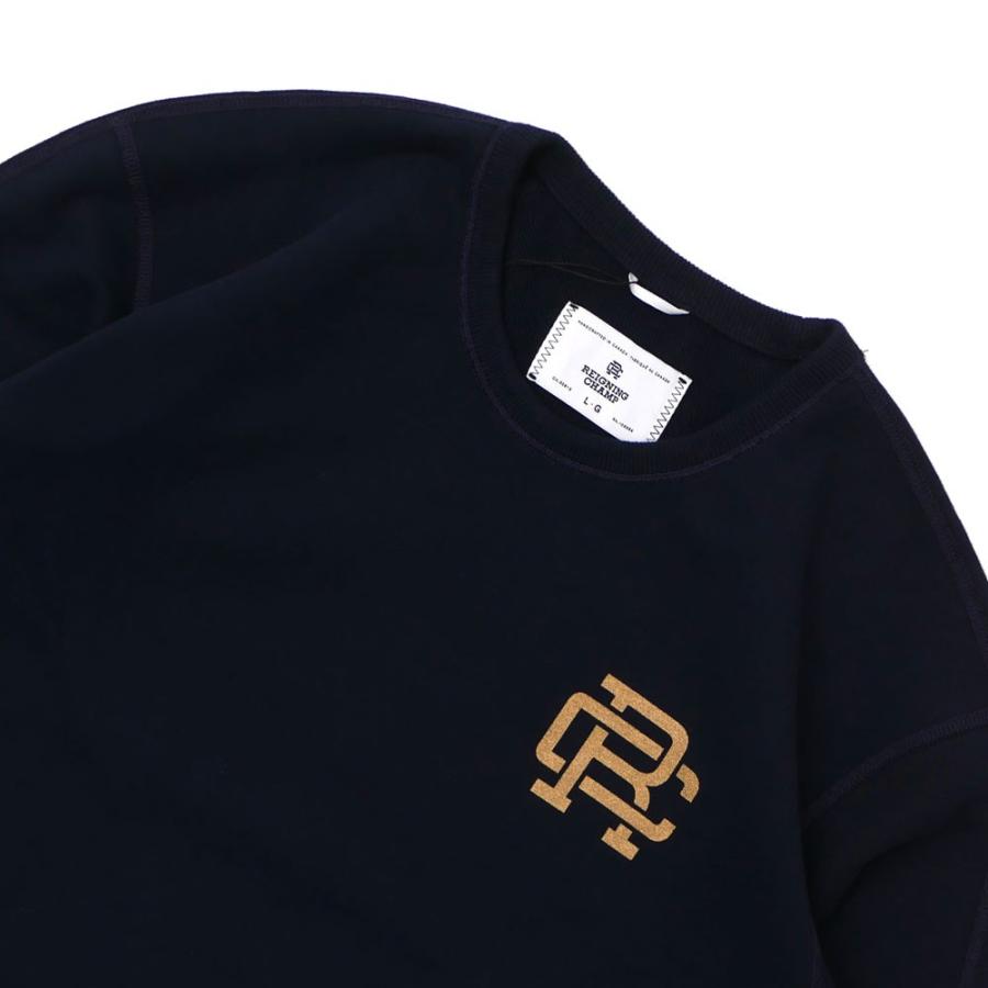 新品 ロンハーマン RHC Ron Herman x レイニングチャンプ REIGNING CHAMP Crew Neck Sweat Shirt スウェット NAVY ネイビー 紺 209000579047 SWT/HOODY Ron レイニングチャンプ REIGNING CHAMP