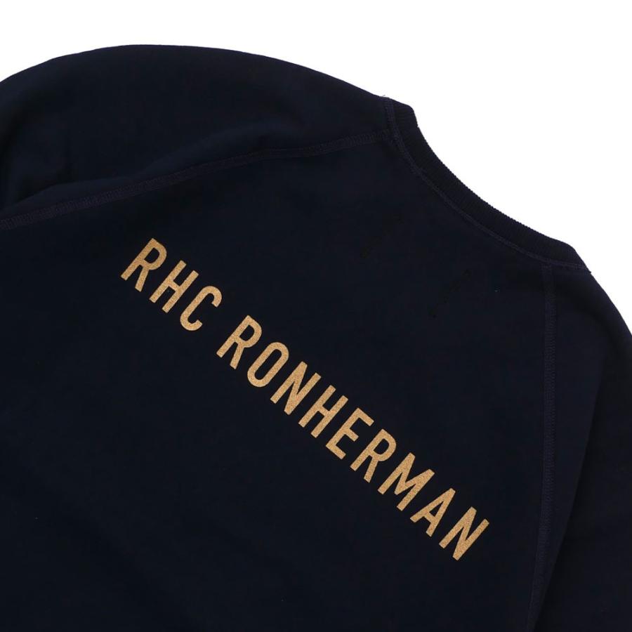 新品 ロンハーマン RHC Ron Herman x レイニングチャンプ REIGNING CHAMP Crew Neck Sweat Shirt スウェット NAVY ネイビー 紺 209000579047 SWT/HOODY Ron レイニングチャンプ REIGNING CHAMP