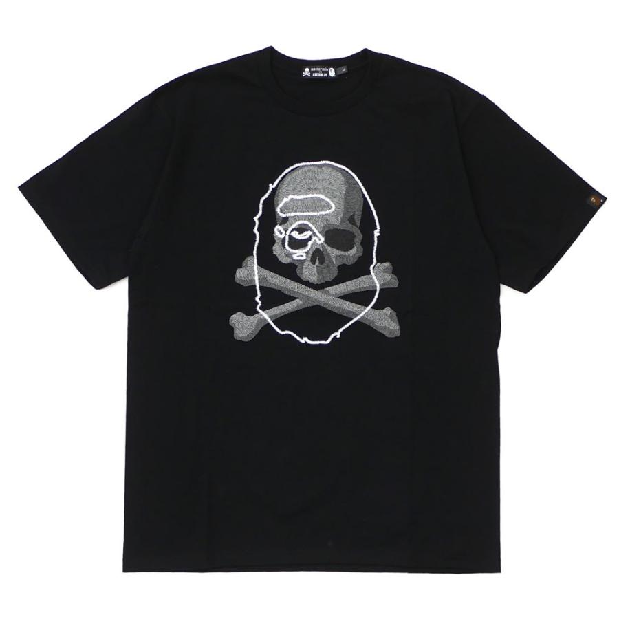 新品 マスターマインドジャパン mastermind JAPAN x エイプ A BATHING APE TEE #2 6th Tシャツ BLACK ブラック 黒 200008431051 半袖Tシャツ｜essense｜03