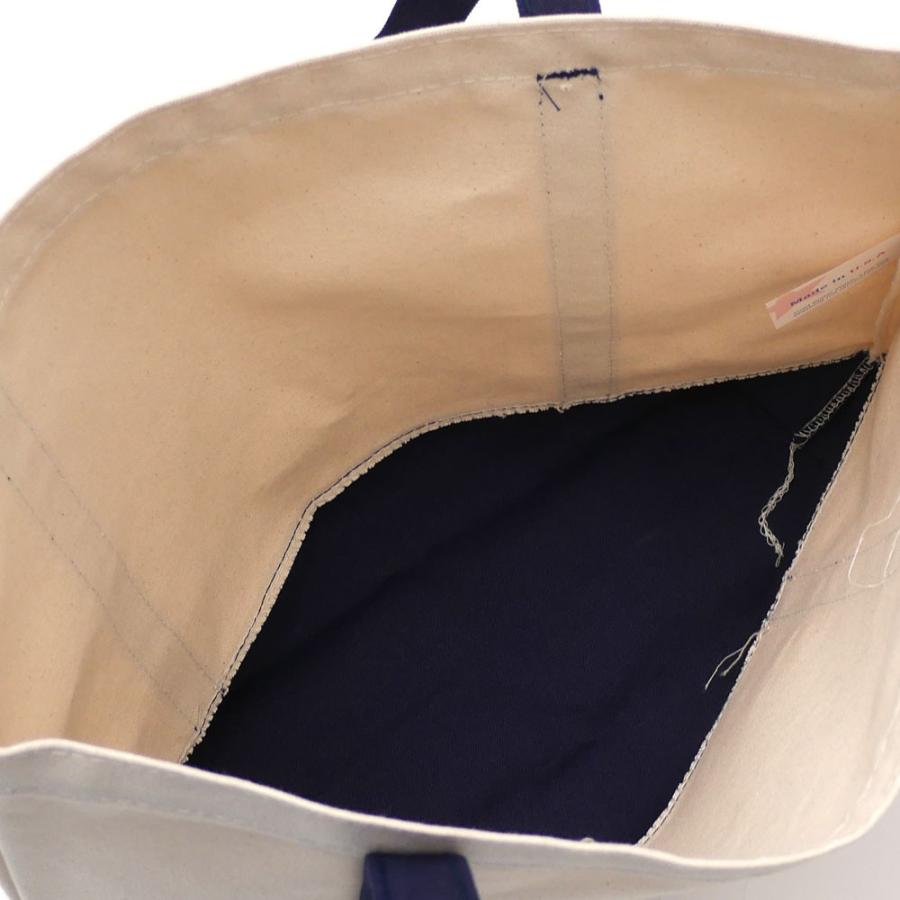 NOAH トートバッグ アイボリー/ネイビー NOAH Two-Tone Core Logo Tote Navy アメリカ製の通販 by プロフ