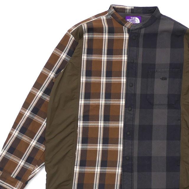 THE NORTH FACE purplelabelチェック柄 半袖シャツ M nanamica / MADRAS CHECK SERIES