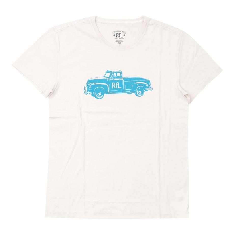RRL Ron Hermanトラックプリント Tシャツ Lサイズ ロンハーマン Ron Herman 新品 ロンハーマン x ダブルアールエル Double RL