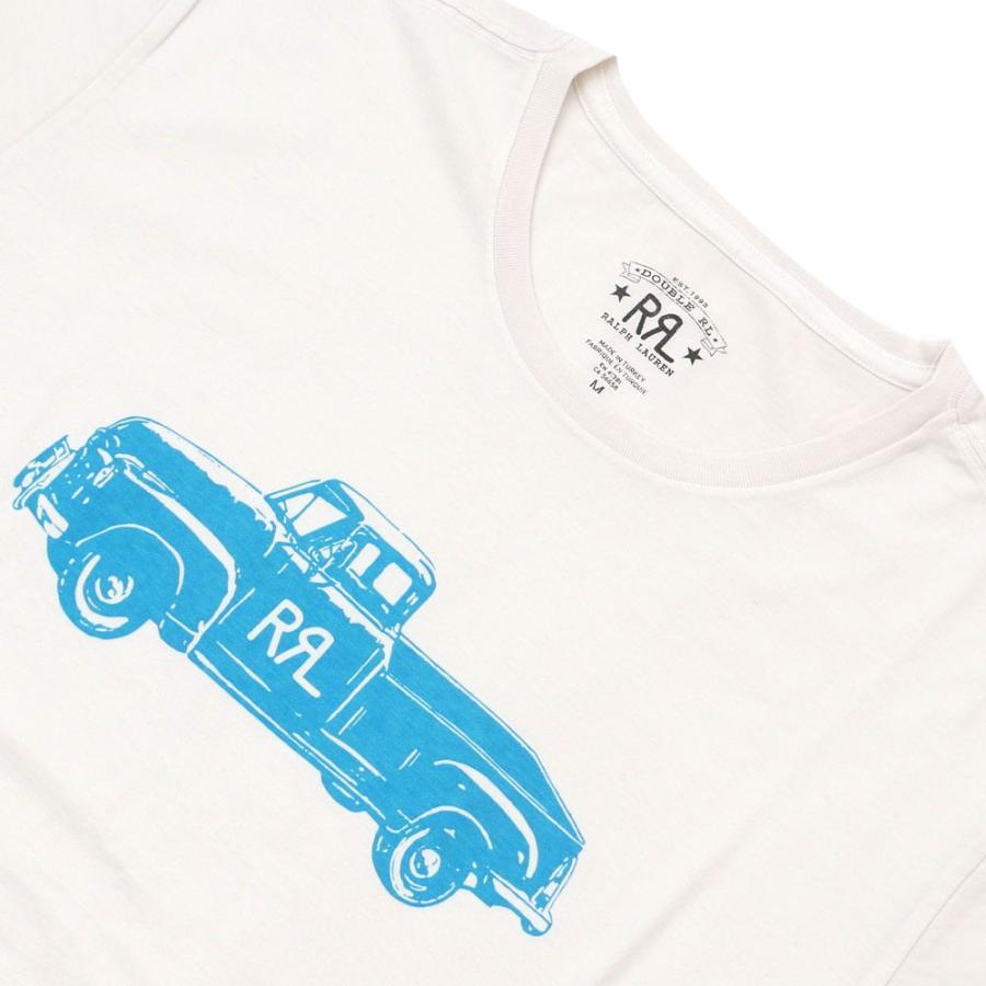 RRL Ron Hermanトラックプリント Tシャツ Lサイズ ロンハーマン cliffedge_22032105