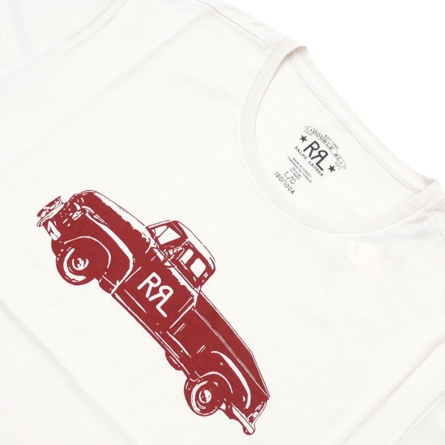 RRL Ron Hermanトラックプリント Tシャツ Lサイズ ロンハーマン Ron Herman 新品 ロンハーマン x ダブルアールエル Double RL