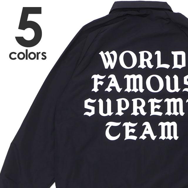 world famous supreme team coach jacket