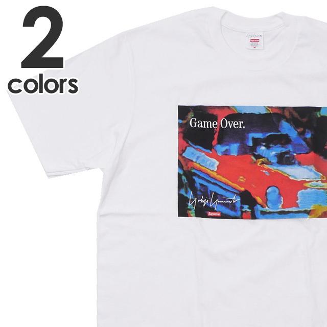 【コラボ】Supreme × ヨウジヤマモト GAME OVER Tシャツ Supreme Yohji Yamamoto Game Over Tee Black L Box Logo | eBay