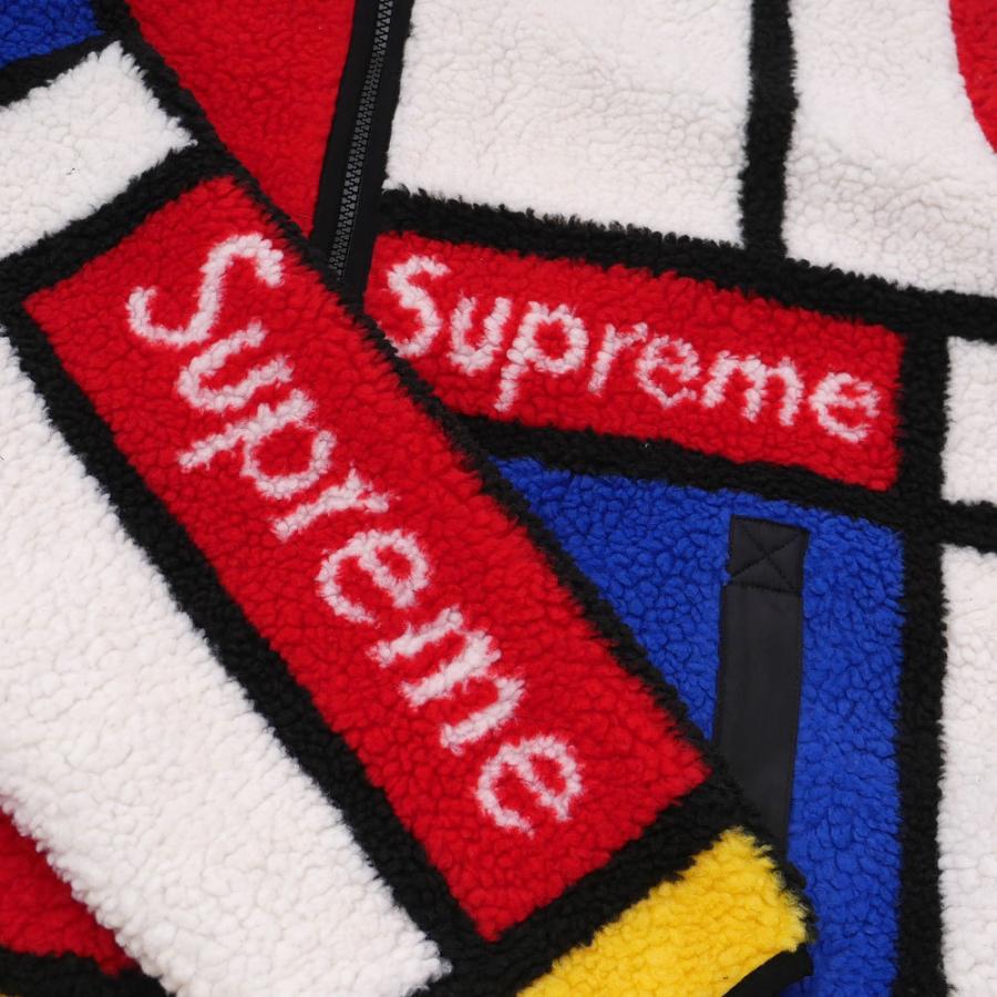 Supreme 新品 SUPREME Reversible Colorblocked Fleece Jacket