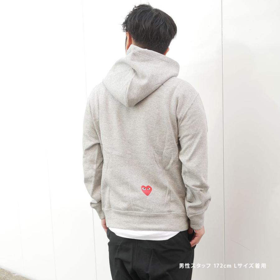 新品 プレイ コムデギャルソン PLAY COMME des GARCONS x ナイキ NIKE MENS NIKE x Play Hoodie パーカー GRAY グレー 灰色 211000771042 SWT/HOODY｜essense｜04