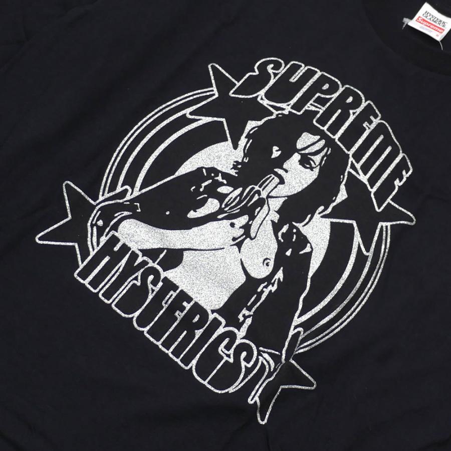 【希少】シュプリーム × ヒステリックグラマー ロンT シャツ ブラック Supreme シュプリーム 21SS HYSTERIC GLAMOUR L/S Tee