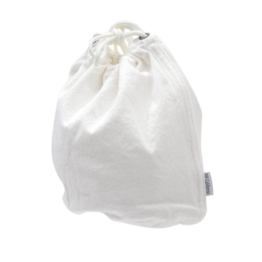 新品 ロンハーマン Ron Herman Drawstring Pouch ドローストリング ポーチ 巾着 WHITE ホワイト 白