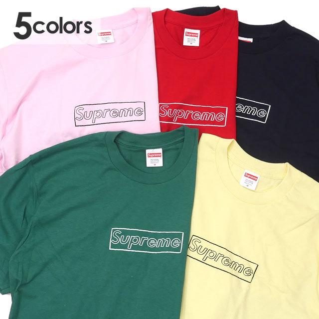 Supreme 新品 シュプリーム SUPREME KAWS Chalk Logo Tee カウズ