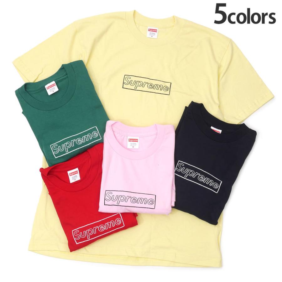 トップス 2021 Supreme Kaws Chalk Box Logo Tee Supreme - KAWS Chalk Logo Tee - UG.SHAFT