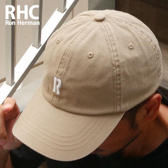 【美品】ロンハーマン RHC Ron Herman CAP キャップ ベージュ RHC Ron Herman 新品 ロンハーマン 3 Layer R Logo Cap キャップ