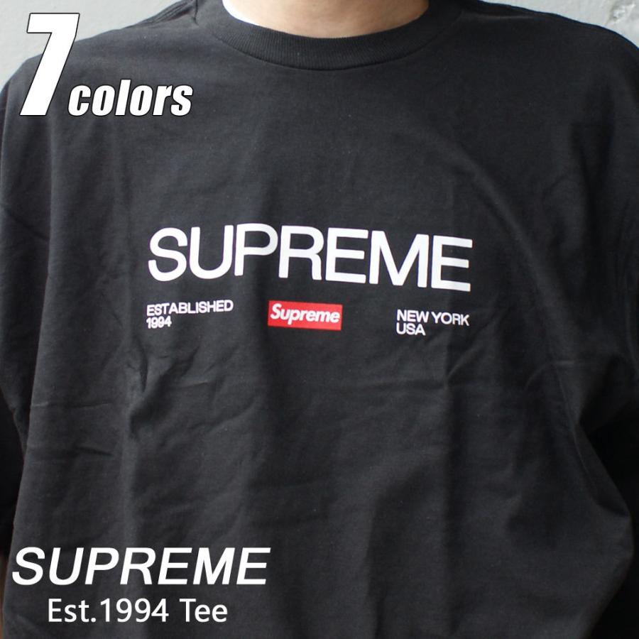 Supreme 新品 シュプリーム SUPREME Est.1994 Tee Tシャツ