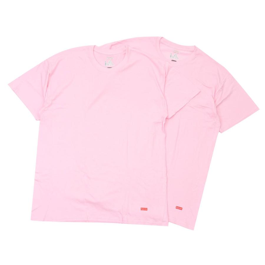 supreme Ｔシャツ2枚 Supreme（シュプリーム） 新品 SUPREME x ヘインズ Hanes Tagless Tee