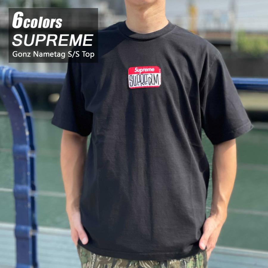 専用supreme gonz nag s/s top tee L Supreme Gonz Nametag S S Top (FW21) - $68