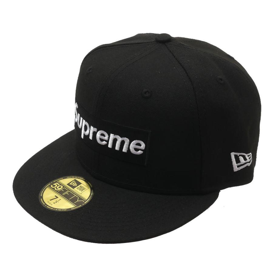 Supreme ボックスロゴ◦NewEra◦黒◦71/4 新品限定未使用 Supreme 新品 シュプリーム SUPREME No Comp Box Logo New Era