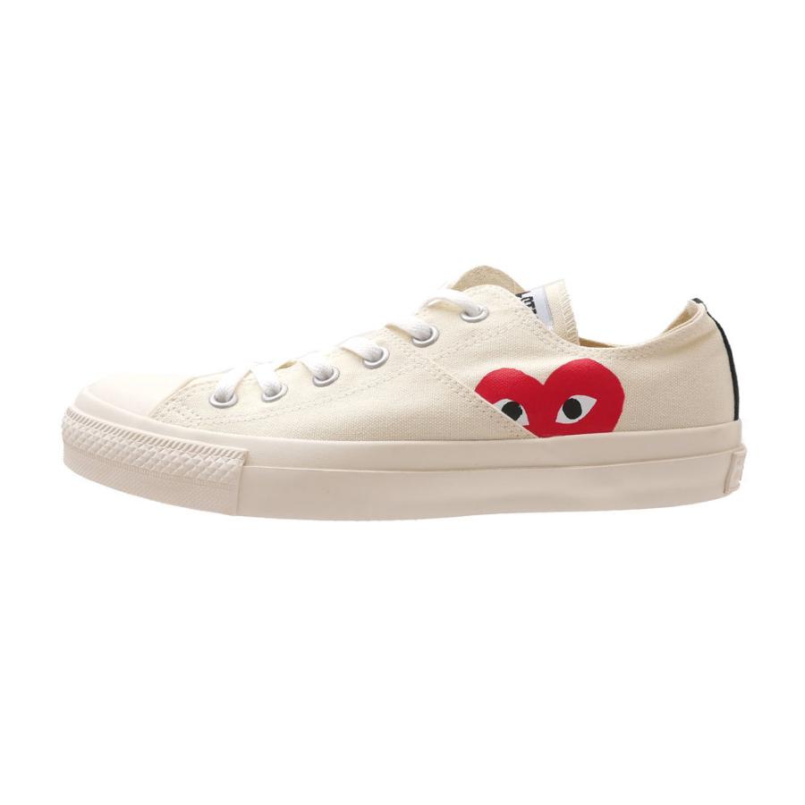 新品 プレイ コムデギャルソン PLAY COMME des GARCONS x コンバース CONVERSE ALL STAR OX PCDG オールスター スニーカー WHITE 291002857260 フットウェア｜essense｜02