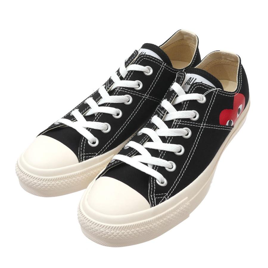 新品 プレイ コムデギャルソン PLAY COMME des GARCONS x コンバース CONVERSE ALL STAR OX PCDG オールスター スニーカー BLACK 291002858241 フットウェア｜essense｜06