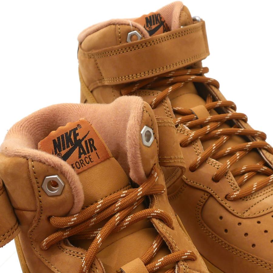 新品 ナイキ NIKE AIR FORCE 1 MID '07 WB エアフォース1 ミッド FLAX/WHEAT-GUM LIGHT BROWN AF1 ウィート フラックス DJ9158-200 291002862286 フットウェア｜essense｜05