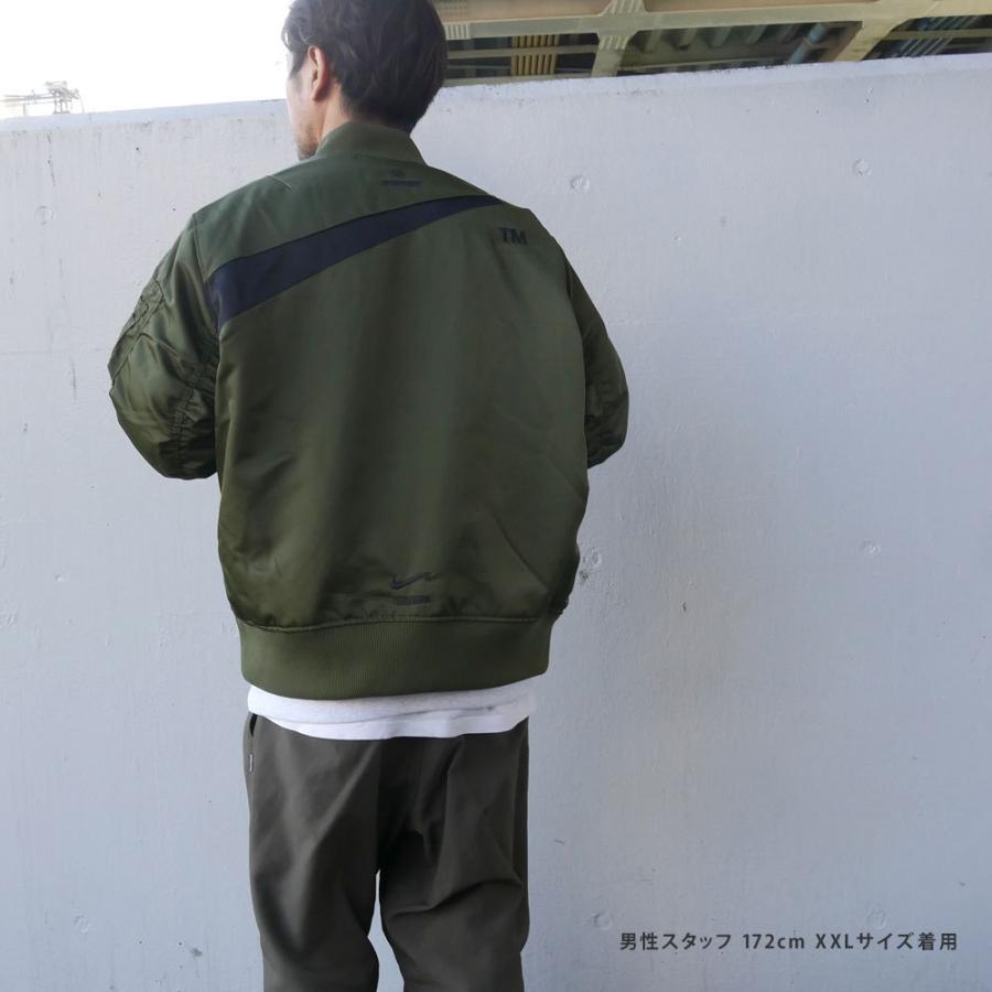 新品 ナイキ NIKE AS M NSW SYNFL SWOOSH BOMBER JACKET リバーシブル ボンバー ジャケット MA-1 ROUGH GREEN DD6056-326 228000212075 OUTER｜essense｜03