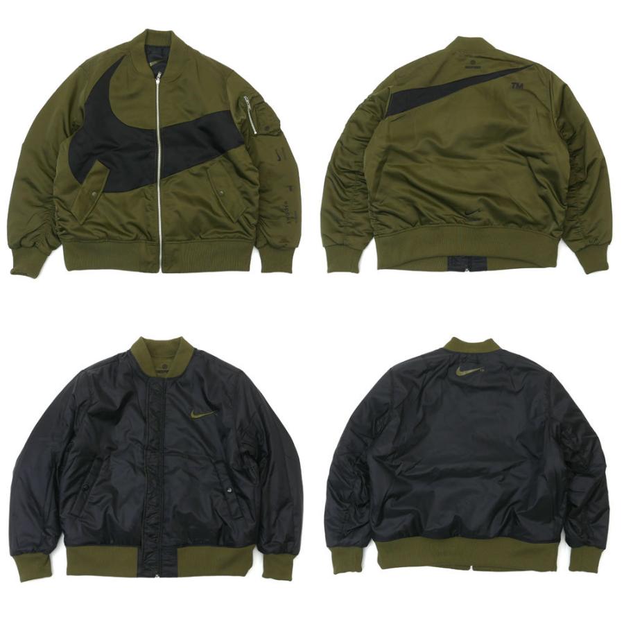 新品 ナイキ NIKE AS M NSW SYNFL SWOOSH BOMBER JACKET リバーシブル ボンバー ジャケット MA-1 ROUGH GREEN DD6056-326 228000212075 OUTER｜essense｜04