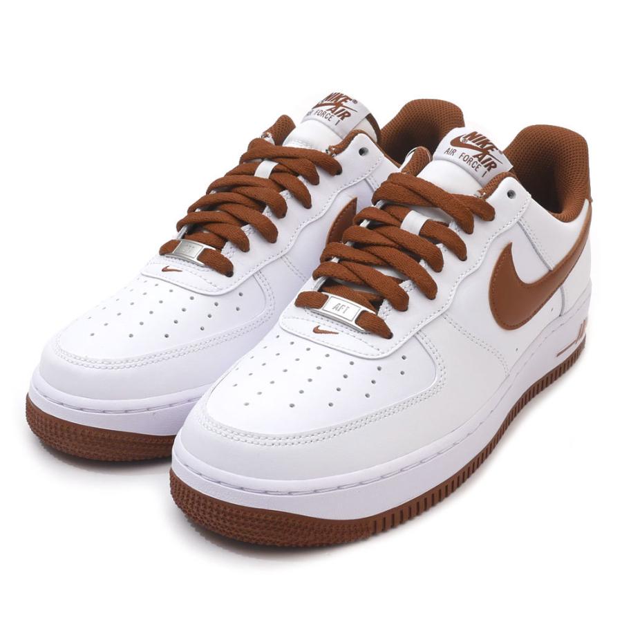 Nike Air Force 1 ホワイト/ブラウン スニーカー27.5㎝ NIKE（ナイキ） 新品 NIKE AIR FORCE 1 07 エアフォース1 WHITE/PECAN