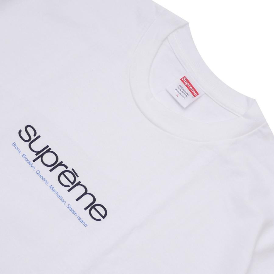 新品 シュプリーム SUPREME Five Boroughs Tee Tシャツ WHITE ホワイト 