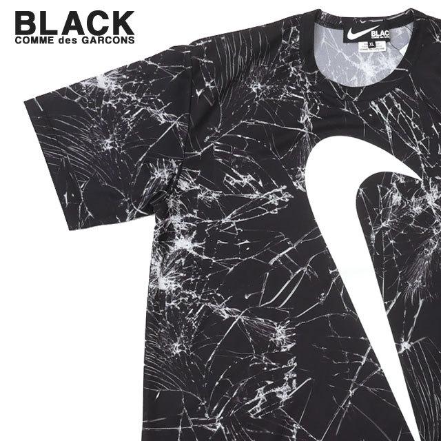 美品 BLACK COMME des GARÇONS×NIKE コラボ Tシャツ Comme des Garçons Black Oversized T-Shirt x Nike in Black