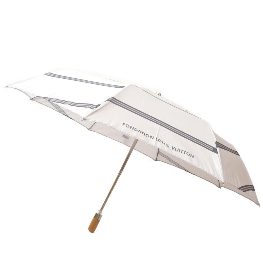 新品 パリ限定 ルイ・ヴィトン美術館 フォンダシオン ルイ・ヴィトン FONDATION LOUIS VUITTON FOLDABLE UMBRELLA 折り畳み傘 GREY 290005729012 グッズ｜essense｜03