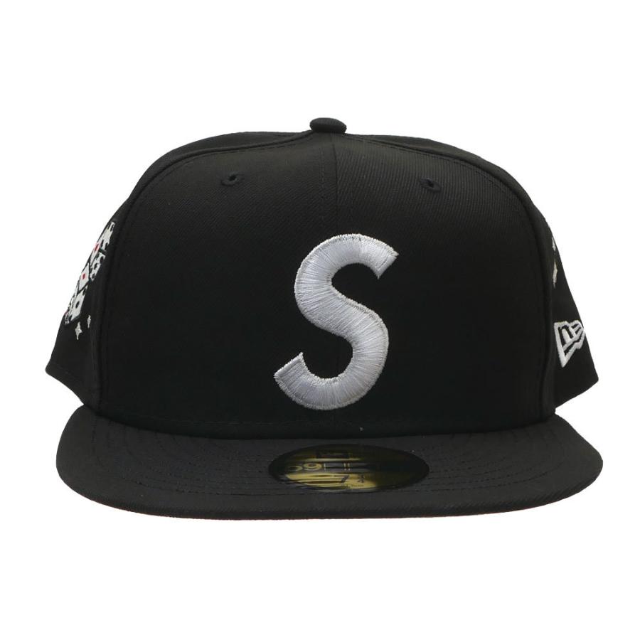 Supreme Sロゴ 黒キャップ　リフレクター Supreme シュプリーム 16SS Sロゴ 6-Panel Cap ブラック