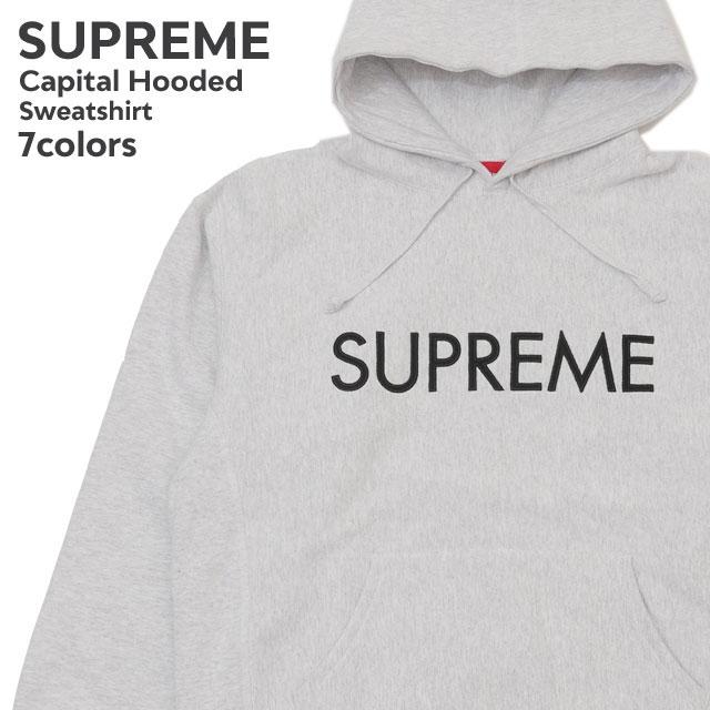 新品】Supreme Capital hooded sweatshirt