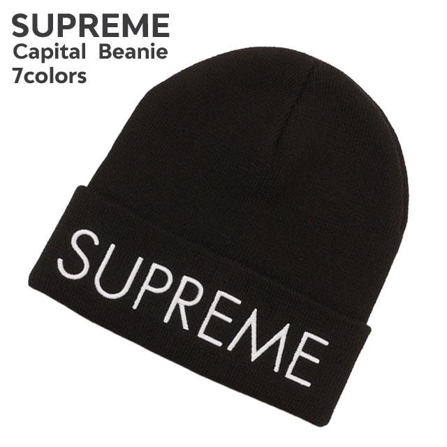 新色追加 SUPREME Capital Beanie 22AW RED新品未使用タグあり