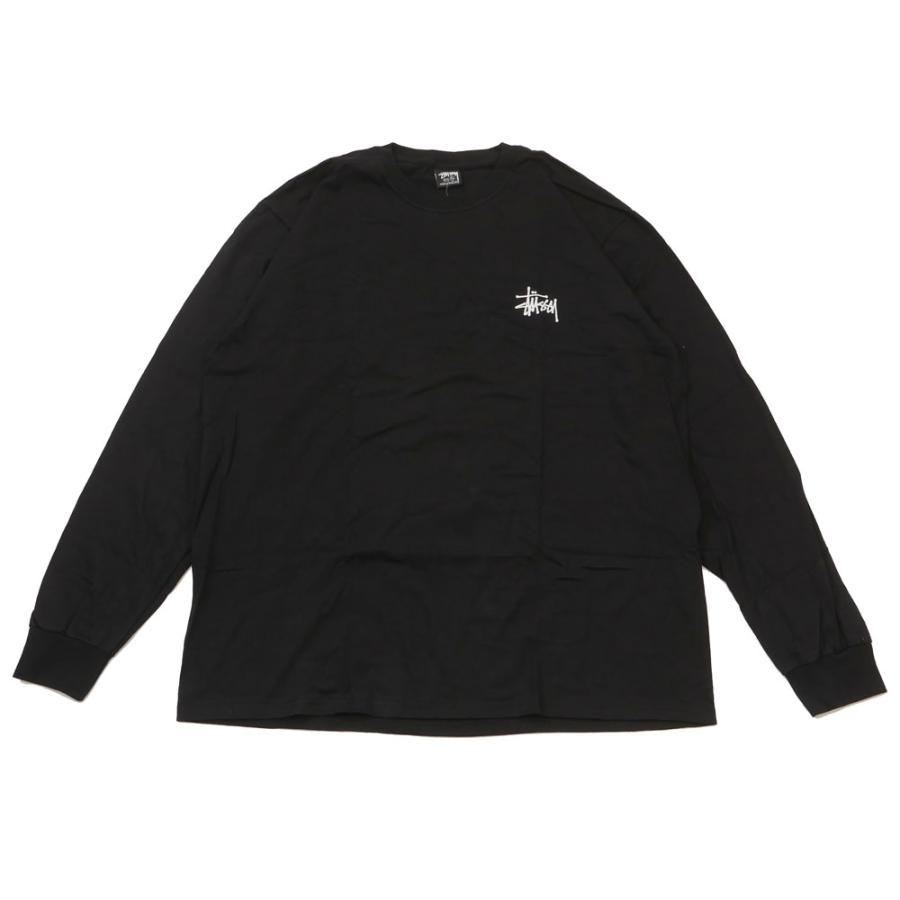 Stüssy ブラック 長袖カットソーL stussy(ステューシー) 長袖カットソー ブラック サイズ L