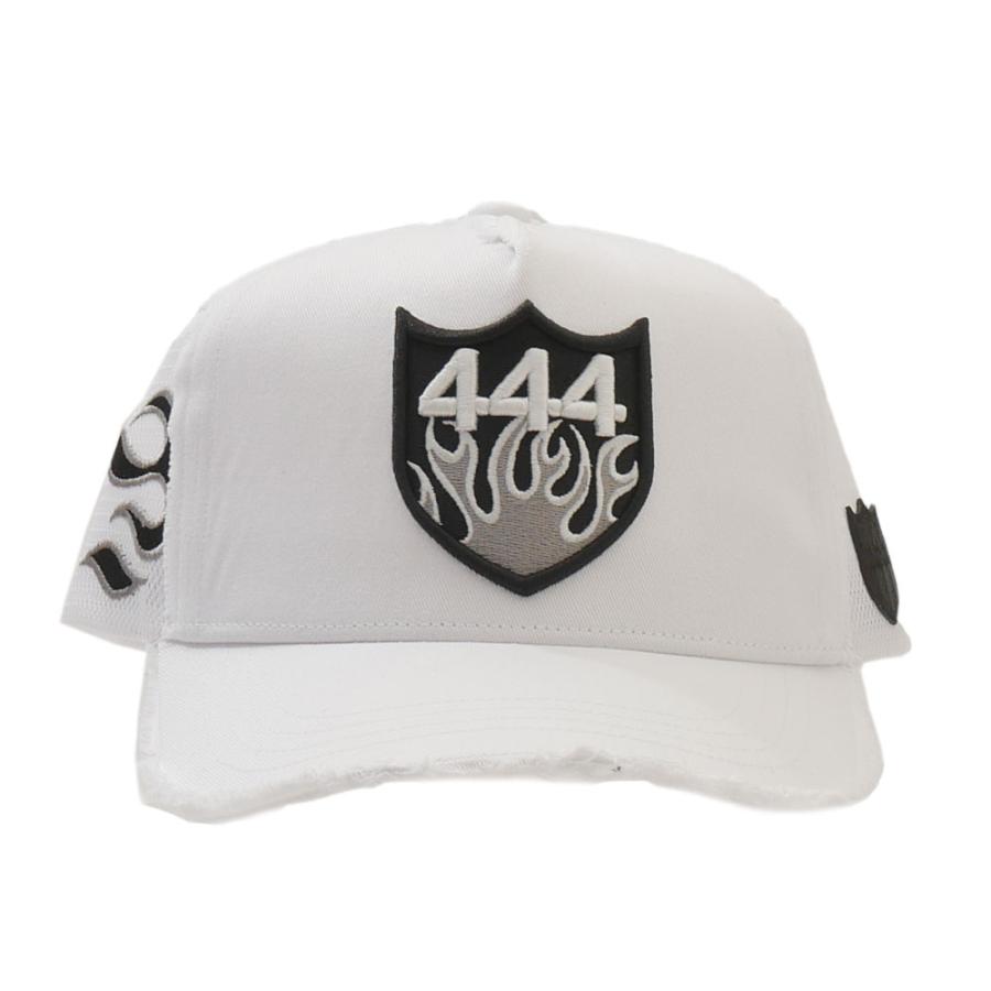 新品 ヨシノリコタケ YOSHINORI KOTAKE FIRE 444LOGO MESH CAP メッシュキャップ WHITE ホワイト 白 251001648010 ヘッドウェア｜essense｜02