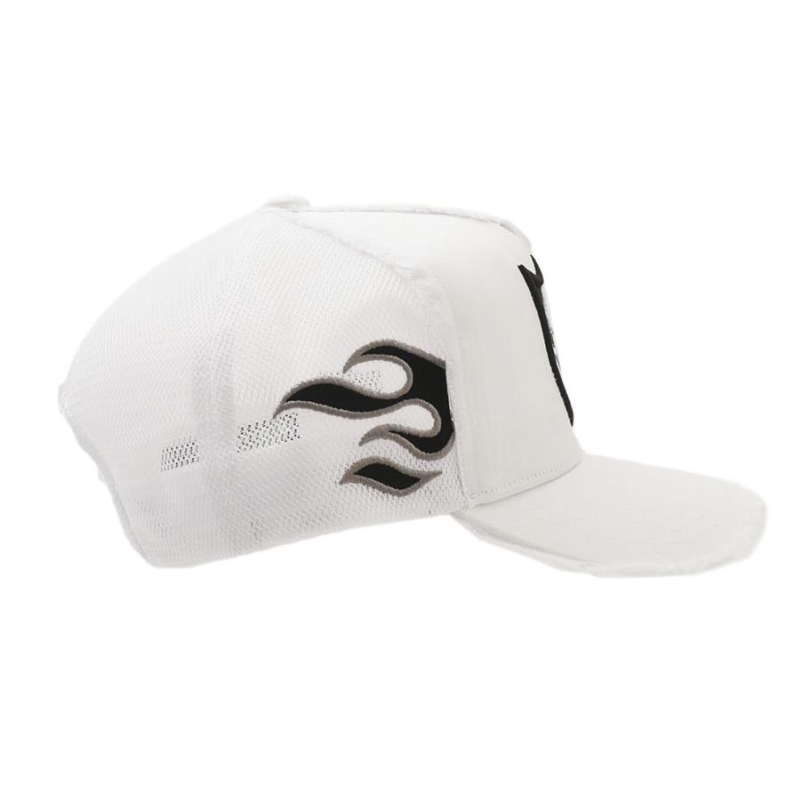 新品 ヨシノリコタケ YOSHINORI KOTAKE FIRE 444LOGO MESH CAP メッシュキャップ WHITE ホワイト 白 251001648010 ヘッドウェア｜essense｜04