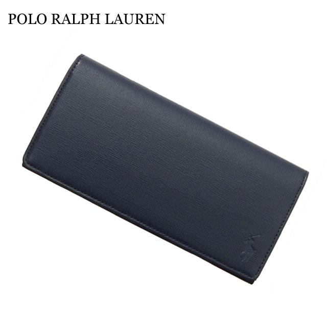 新品 ポロ ラルフローレン POLO RALPH LAUREN P-1011ORIN LEATHER LONG WALLET レザー ロング ウォレット 長財布 長札入れ 二つ折り NAVY ネイビー 39ショップ グッズ POLO RALPH LAUREN（ポロ・ラルフローレン） 新品 ポロ ラルフローレン