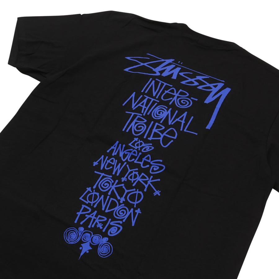 STUSSY 新品 ステューシー TRIBE STACK TEE Tシャツ BLACK