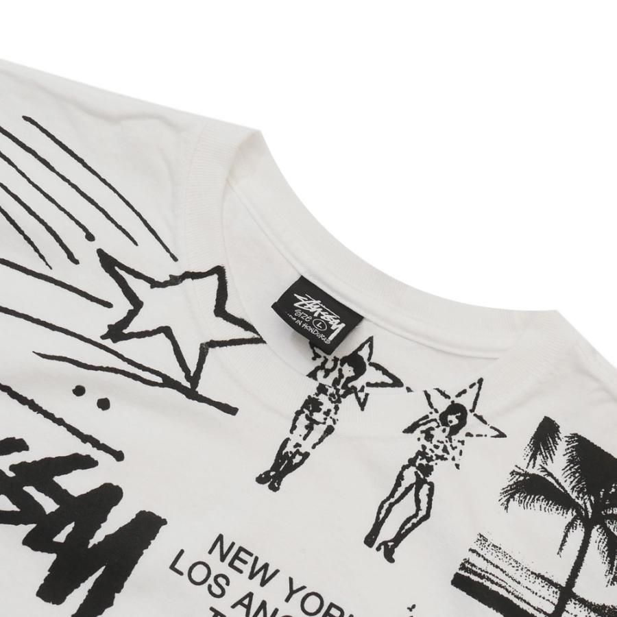STUSSY 新品 ステューシー Sara Tee Tシャツ WHITE ホワイト
