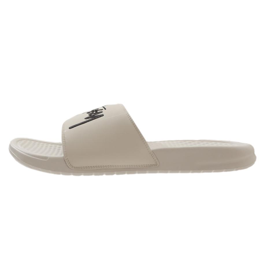 STUSSY NIKE BENASSI 27㎝ Fossil ベナッシ 新品 22SS STUSSY x NIKE BENASSI SLIDE SANDALS FOSSIL STONE