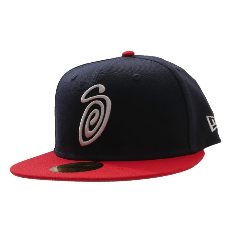 STUSSY 新品 ステューシー CURLY S 59FIFTY NEW ERA CAP Sロゴ